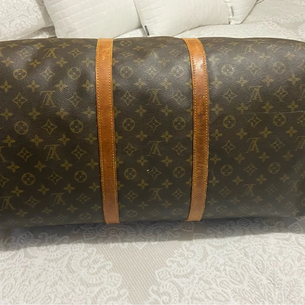 Authentic vintage Louis Vitton Monogram Keepall Bandolier 50 - Picture 7 of 11